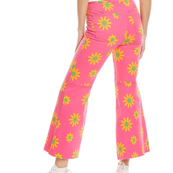 Free People Youthquake retro printed crop flare jeans - Picture 2 of 12